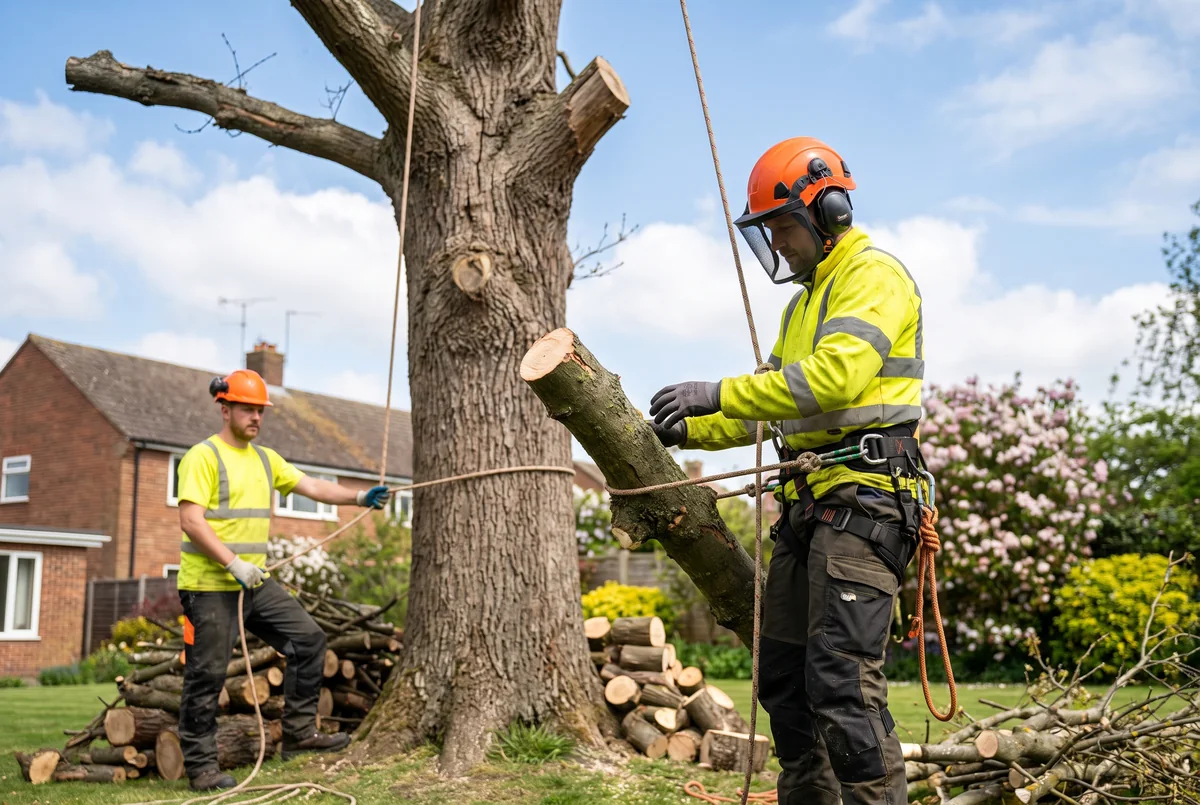 Tree Removal in progress